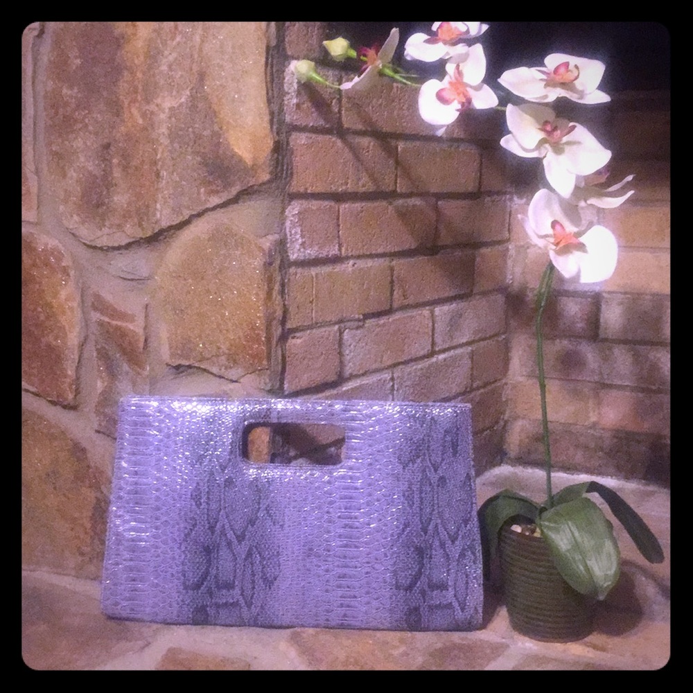 Snakeskin Clutch